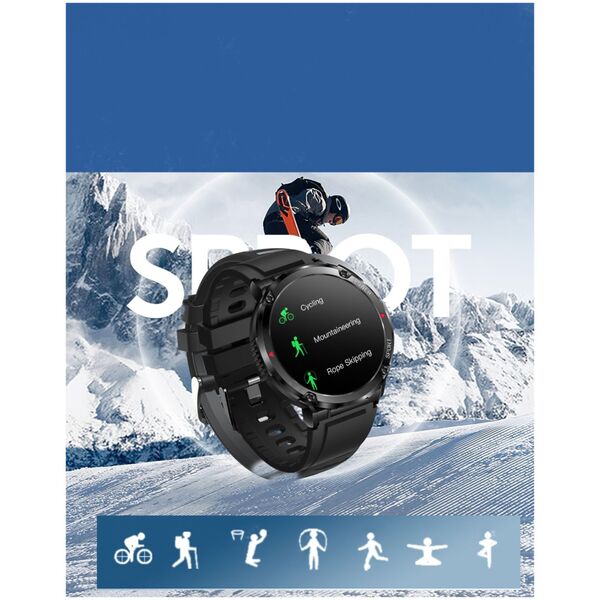 Smartwatch Gravity Zegarek męski SMARTWATCH GRAVITY GT21-7 khaki/khaki/BK