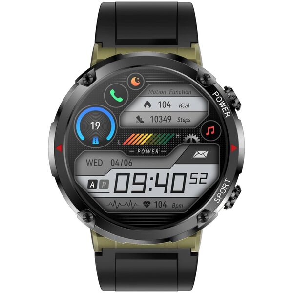 Smartwatch Gravity Zegarek męski SMARTWATCH GRAVITY GT21-7 khaki/khaki/BK