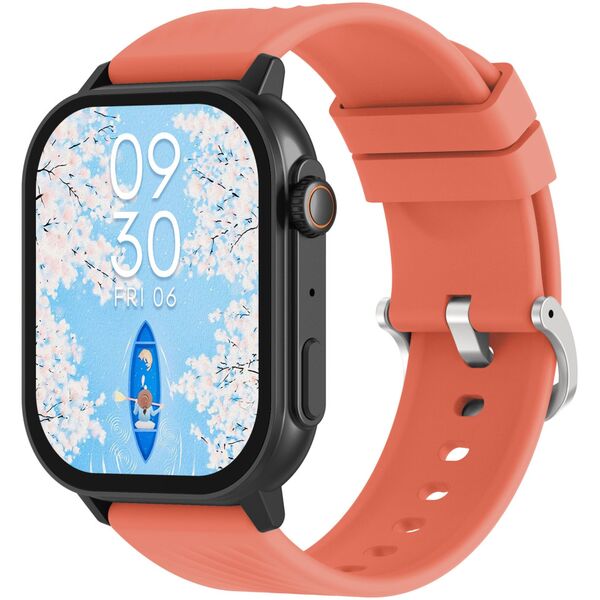 Smartwatch Gravity Zegarek SMARTWATCH GRAVITY GT15-3 BK/BK/RD