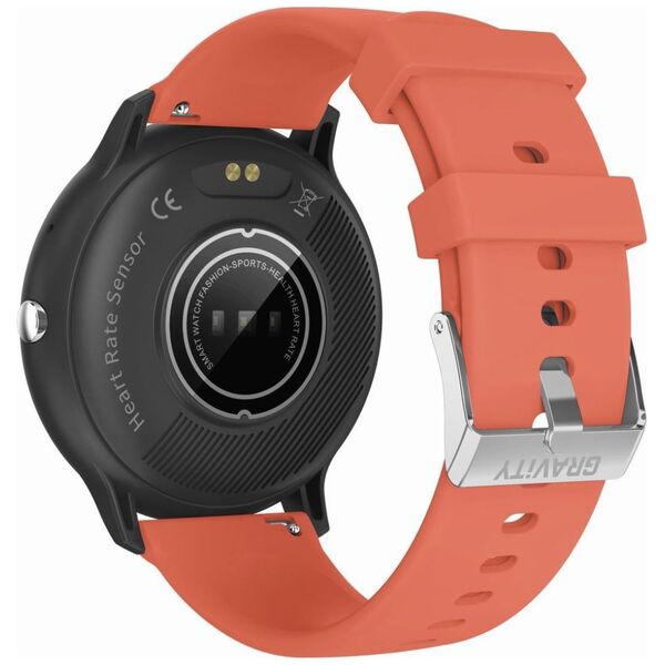 Smartwatch Gravity Zegarek SMARTWATCH - GT1-3 PRO BK/BK/RD
