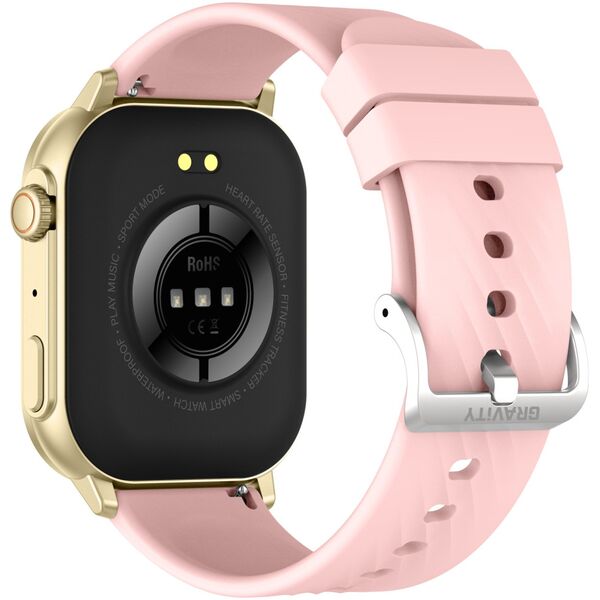 Smartwatch Gravity Zegarek SMARTWATCH GRAVITY GT15-7 GD/GD/PK