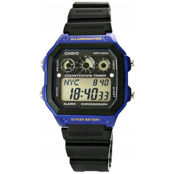 Zegarek Casio Zegarek Męski CASIO AE-1300WH-2AVDF