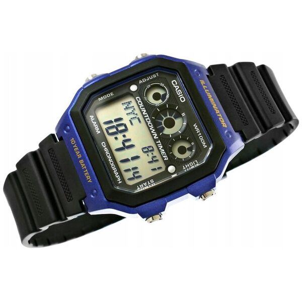 Zegarek Casio Zegarek Męski CASIO AE-1300WH-2AVDF