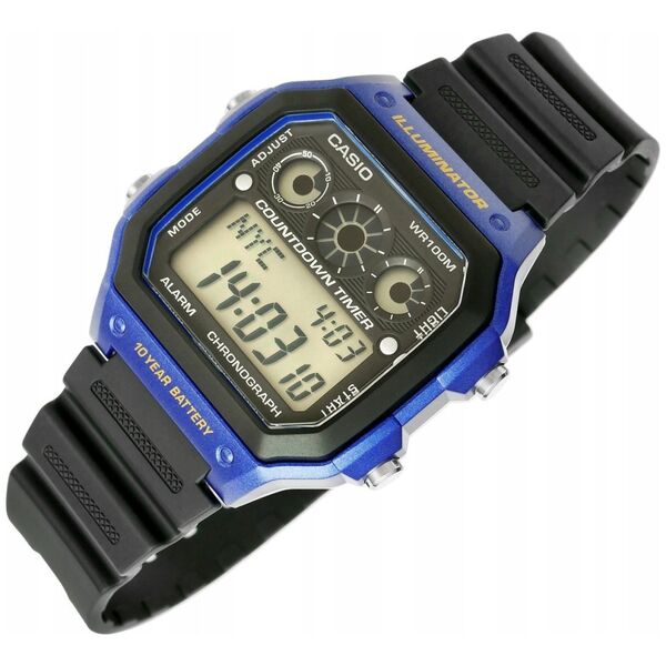 Zegarek Casio Zegarek Męski CASIO AE-1300WH-2AVDF
