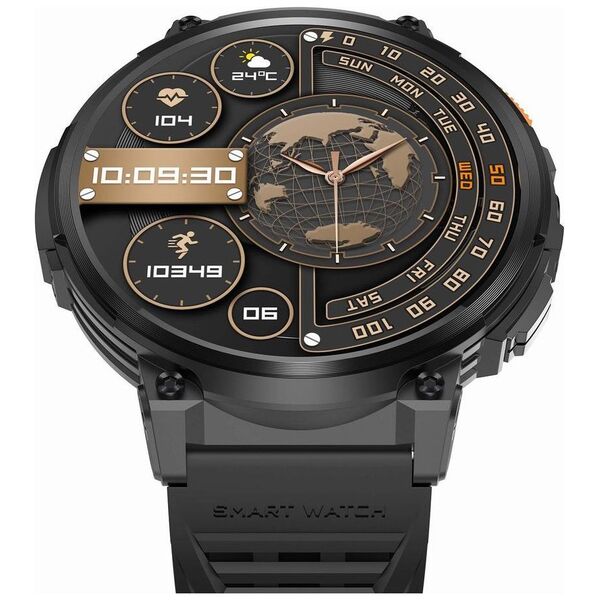 Smartwatch Gravity GT23-1 Czarny  (GT23)