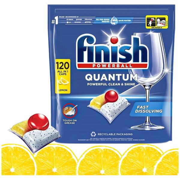 FINISH Kapsułki Quantum All-in-1 120 Lemon