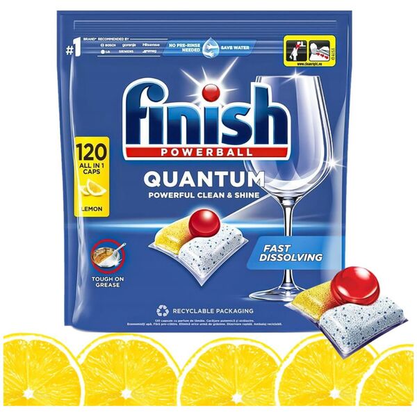 FINISH Kapsułki Quantum All-in-1 120 Lemon