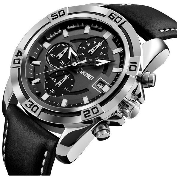 Zegarek Męski Skmei 9156SIBK + BOX