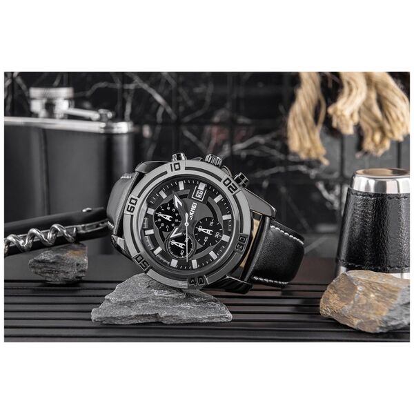 Zegarek Męski Skmei 9156SIBK + BOX