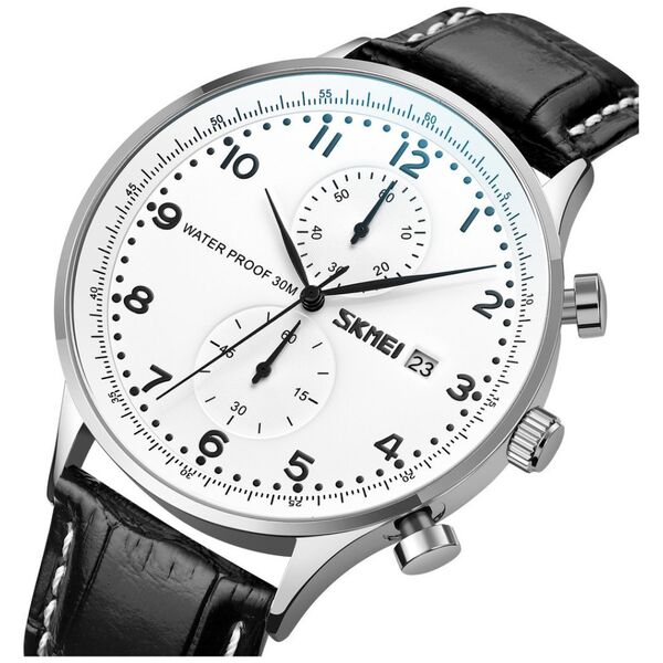 Zegarek Męski Skmei 9301SISIBK + BOX