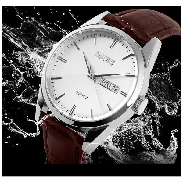 Zegarek Męski Skmei 9073SIWTB + BOX