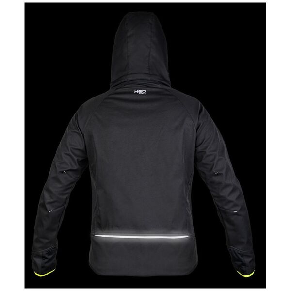 Kurtka Mix&Match Softshell, czarno-żółta, rozmiar XXXL