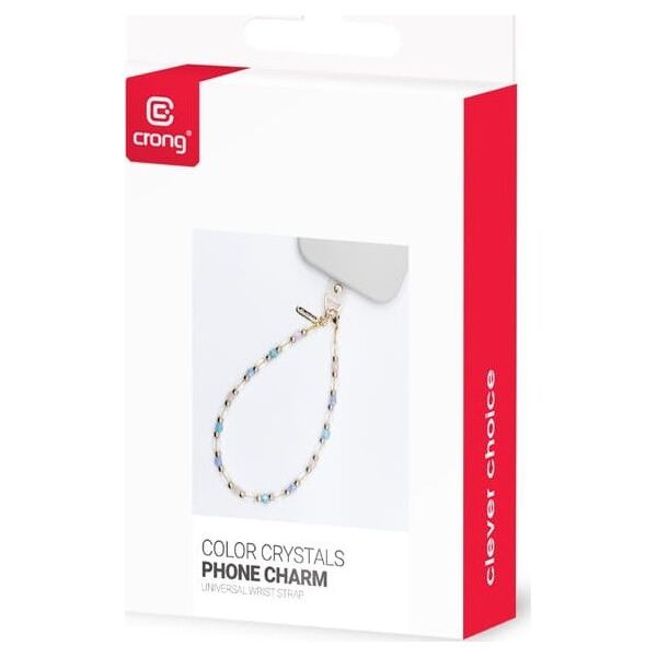 Crong Phone Charm - Smycz zawieszka do telefonu (Color Crystals)