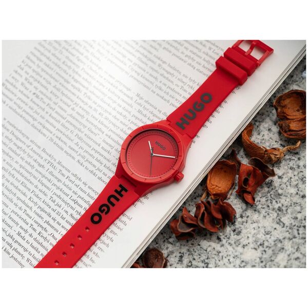 Zegarek Męski Hugo Lit For Him Red 1530346 + BOX