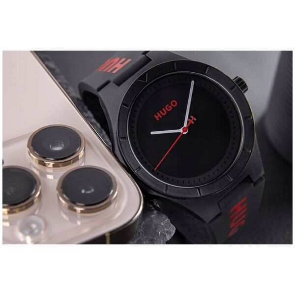 Zegarek Męski Hugo Lit For Him Black 1530343 + BOX