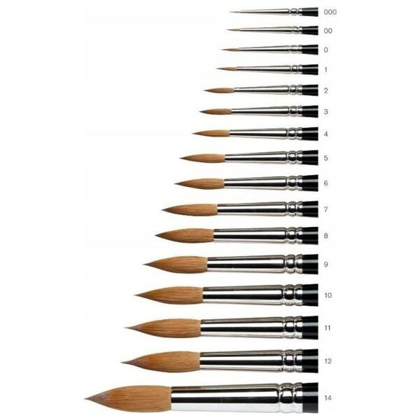 Winsor & Newton Series 7, Single brush, Round brush, Sable hair
