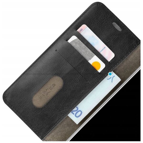 Fixed Opus | Book Case | Xiaomi | Redmi Note 14 5G | Leather | Juodas