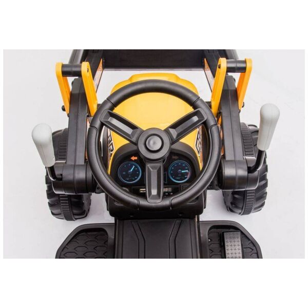 Traktor Na Akumulator Z łyżką BW-X002A Żółty