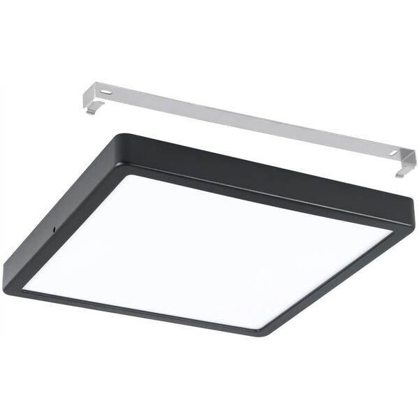Ceiling LED outdoor light EGLO ARGOLIS 2, IP44, 20.5W, 3000K, 2400lm, black, 28.5x28.5x3 cm