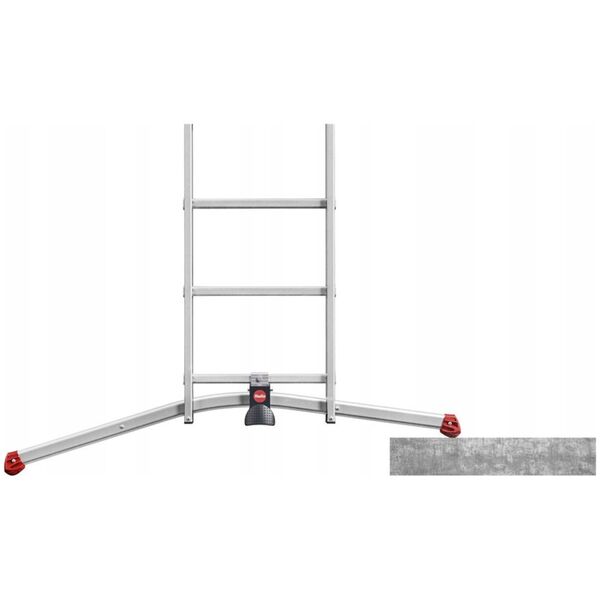 HAILO Kapnes kombinejamas S100 Hailo ProfiLOT / aluminija / 3x12 pakapieni 039312507