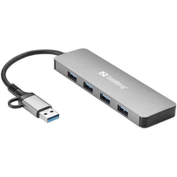 USB-C/A to 4xUSB 3.0 Hub