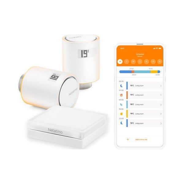 Netatmo NVP01-DE termostatyczny zawór grzejnikowy Nadaje się do użytku w pomieszczeniach