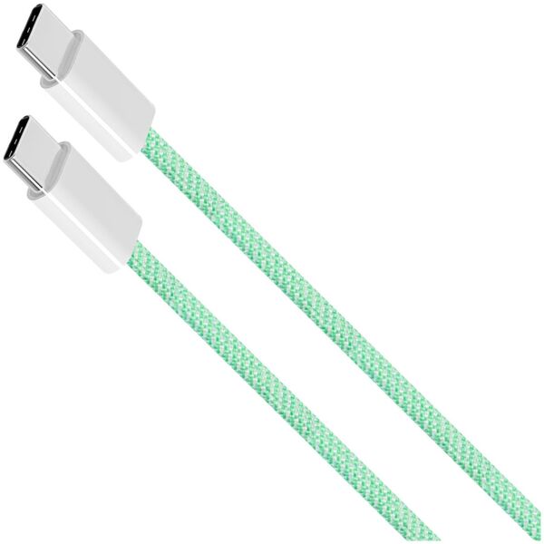 Kabel USB typu C - USB typu C 100 W 1 m zielony Kruger&amp|Matz Basic