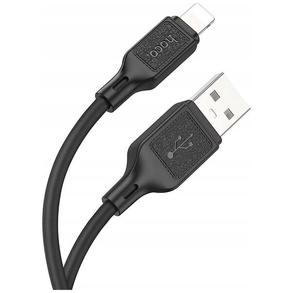 Kabel USB Hoco HOCO kabel USB A do Lightning 2,4A X90 1 m czarny
