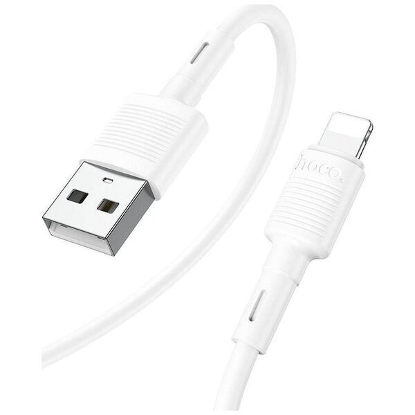 Kabel USB Hoco HOCO kabel USB A do Lightning 2,4A X83 1 m biały
