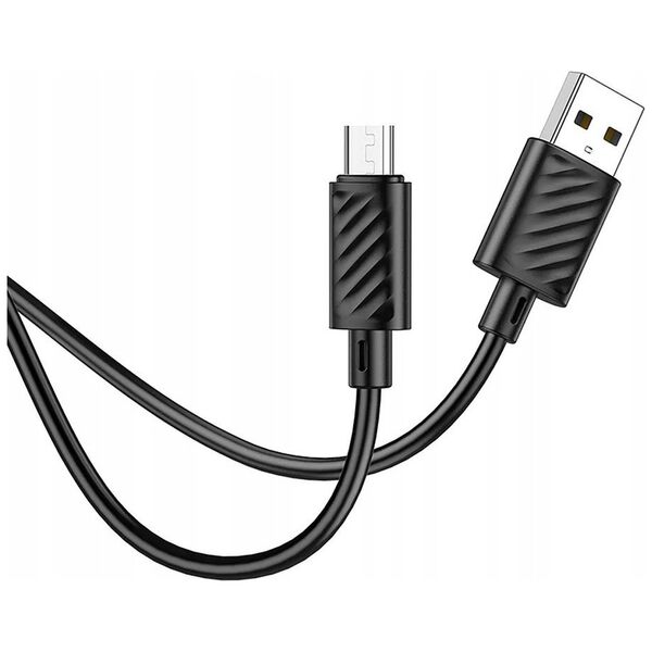 Kabel USB Hoco HOCO kabel USB A do Micro USB 2,4A X88 1 m czarny
