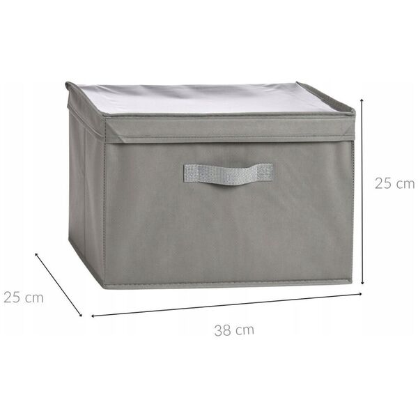 Kipit Materiałowy organizer do szafy BOXX z uchwytem, 20 l