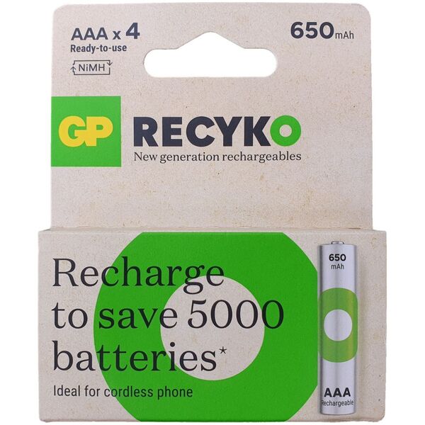 GP Akumulator GP NiMH 650mAh bl/4szt