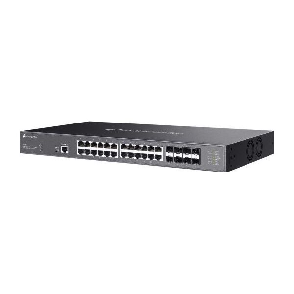 Omada 24-Port 10GBASE-T L2+ Managed Switch mit 8 x 10GE SFP