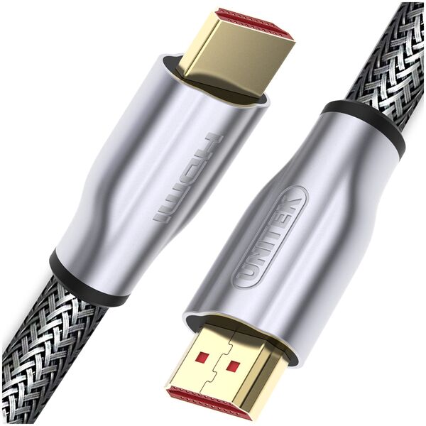 Kabel Unitek HDMI - HDMI 5m srebrny (Y-C140RGY)