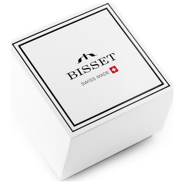 Zegarek ZEGAREK DAMSKI BISSET BSBF30 (zb580a) - SZAFIROWE SZKŁO