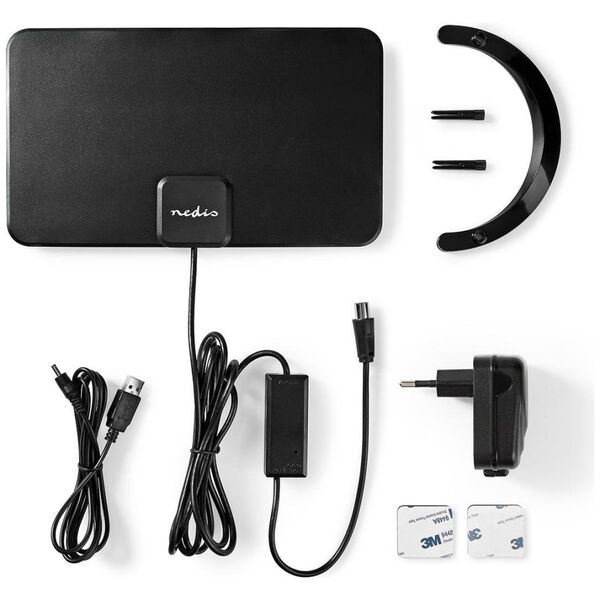Antena RTV Nedis ANTENA TV WEWNĘTRZNA NEDIS ANIR2501BK700