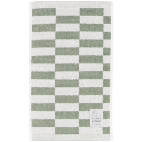 Iittala Moomin towel 30x50cm Checks green