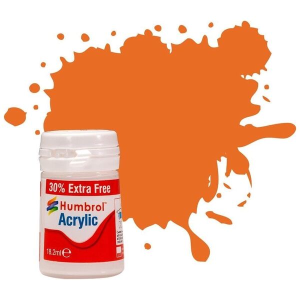 Rea Acrylic maling orange 14ml - Klar replacement
