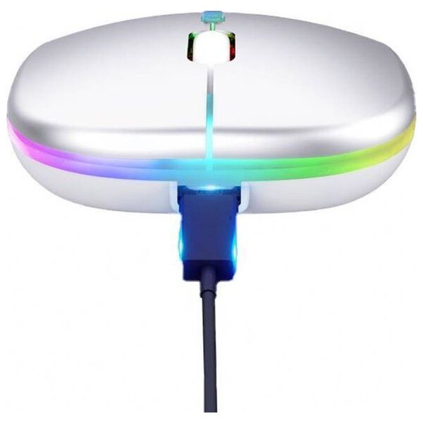 Aptel BEZPRZEWODOWA MYSZ OPTYCZNA myszka z podświetleniem LED RGB AK211C