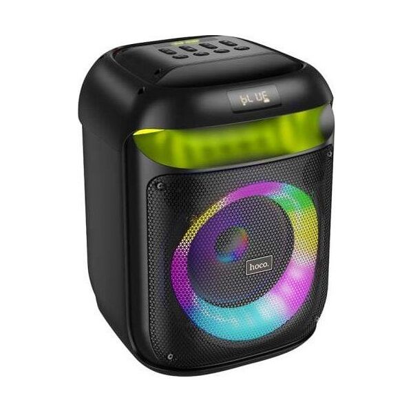 HOCO głośnik bluetooth + 2 x bezprzewodowe mikrofony HA13 czarny