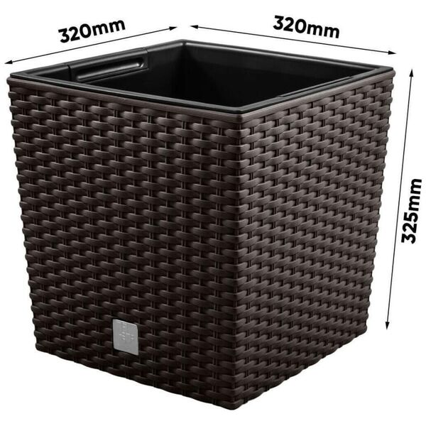 Prosperplast DONICZKA RATO LOW 325mm - UMBRA (440U) PDRTS325L-440U - DRTS325L-440U