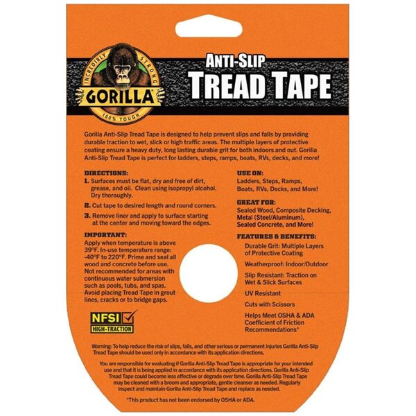 Gorilla Sports Gorilla tape Tread Tape 3m