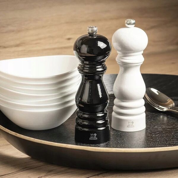 Młynek do przypraw Peugeot Peugeot Paris, Salt & pepper grinder, Wood, Black, White, 180 mm