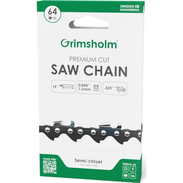 SAW CHAIN PREMIUM 64 DL .325 .050/1.3MM