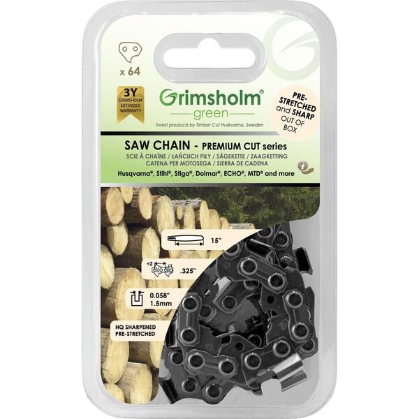 SAW CHAIN PREMIUM 64 DL .325 .058/1.5MM