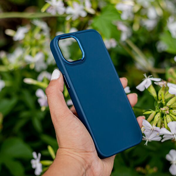 Satin case for Samsung Galaxy S23 Plus dark blue 5900495049810