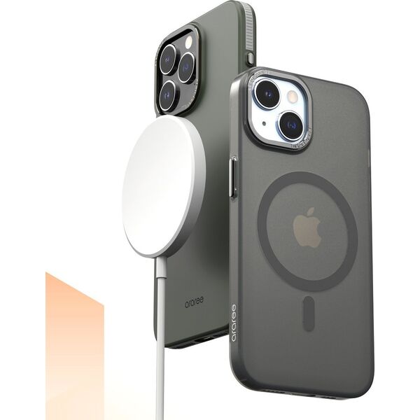 Sourcing Araree Aero Frame case iPhone 15 Plus / 14 Plus 6.7" transparent-black/clear black AR20-01840D