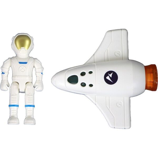 LeanToys Misja Kosmiczna Zestaw Kosmiczny Rakieta Kosmonauta Kosmos 4 ELE