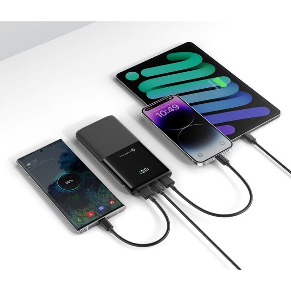Powerbank ForCell FORCELL F-ENERGY P10k1 powerbank PD QC3.0 3A 20W 10 000 mAh czarny