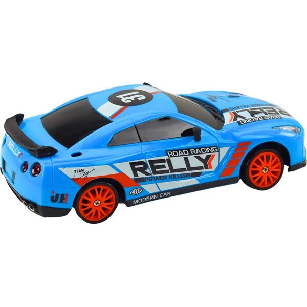 Autko Sportowe Zdalnie Sterowane R/C 1:24 Niebieski Wymienne Koła